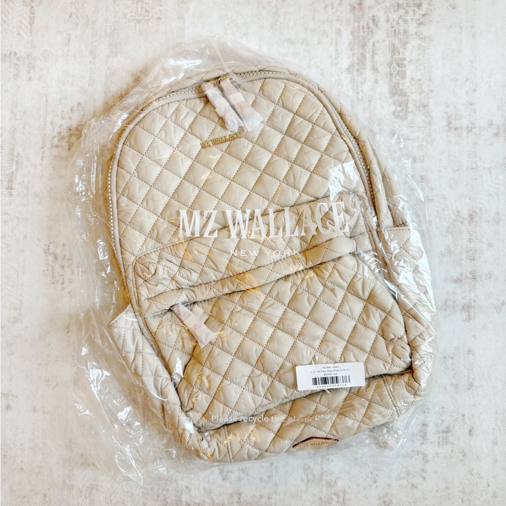 MZ Wallace City Metro Backpack in Buff - Picture 4 of 5